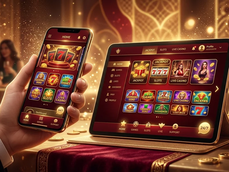 Ambiente de cassino online vibrante da iwc777 com elementos de jogos e apostas