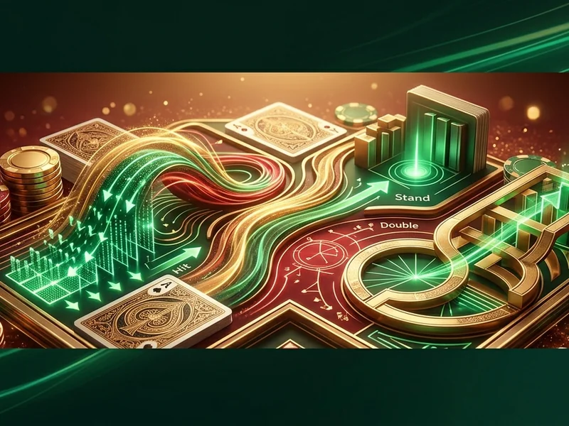 Visão geral de um cassino online iwc777 com o jogo de Blackjack em destaque