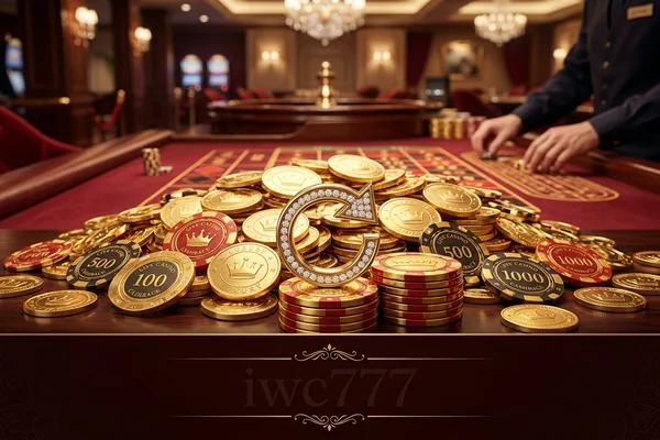 Crupiê profissional sorrindo e interagindo em uma mesa de cassino ao vivo do iwc777, destacando a qualidade HD da transmissão